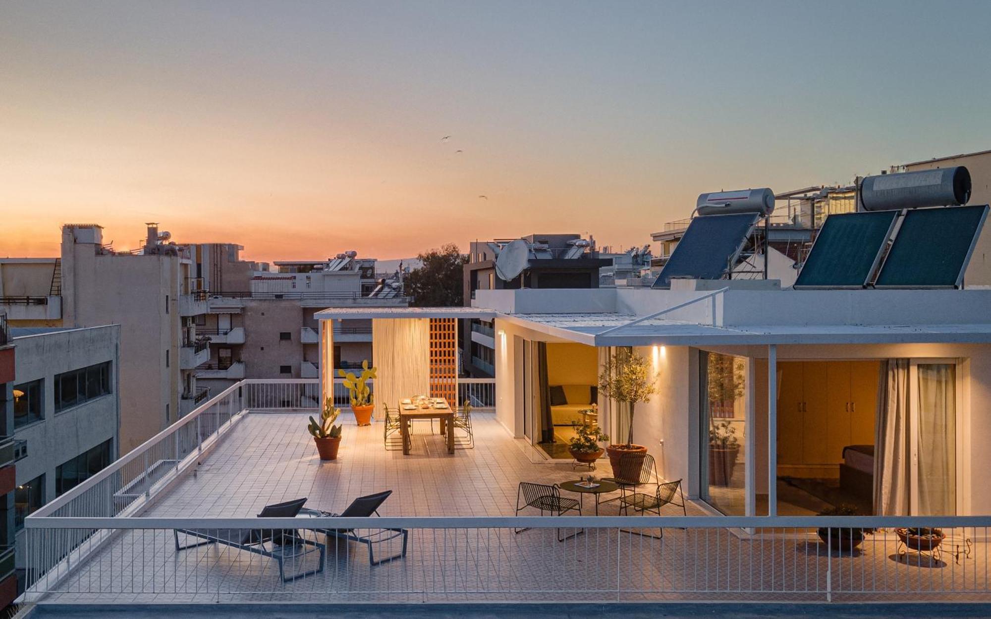 Sea View Beach Penthouse - Athens Coast Екстер'єр фото